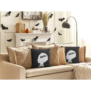 Beliani Coussin en Velours Moderne MANDEVILLA  