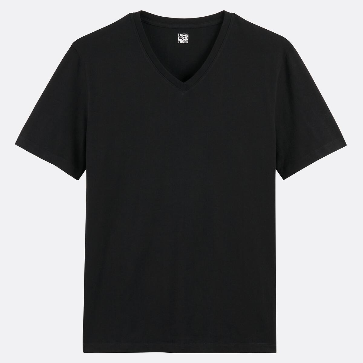 La Redoute Collections V-Ausschnitt Kurzarm T-Shirt  