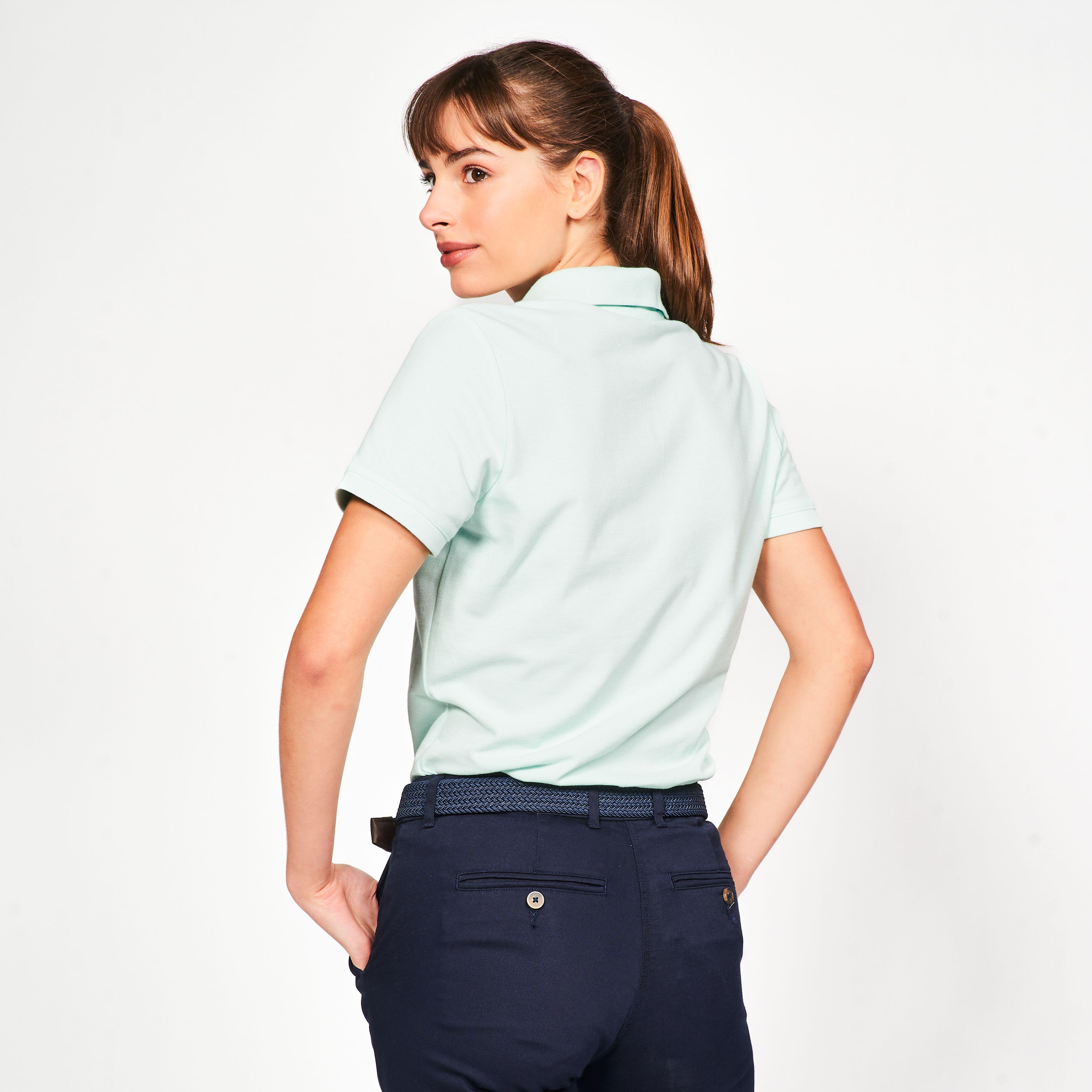 INESIS  Polo golf donna maniche corte cotone 