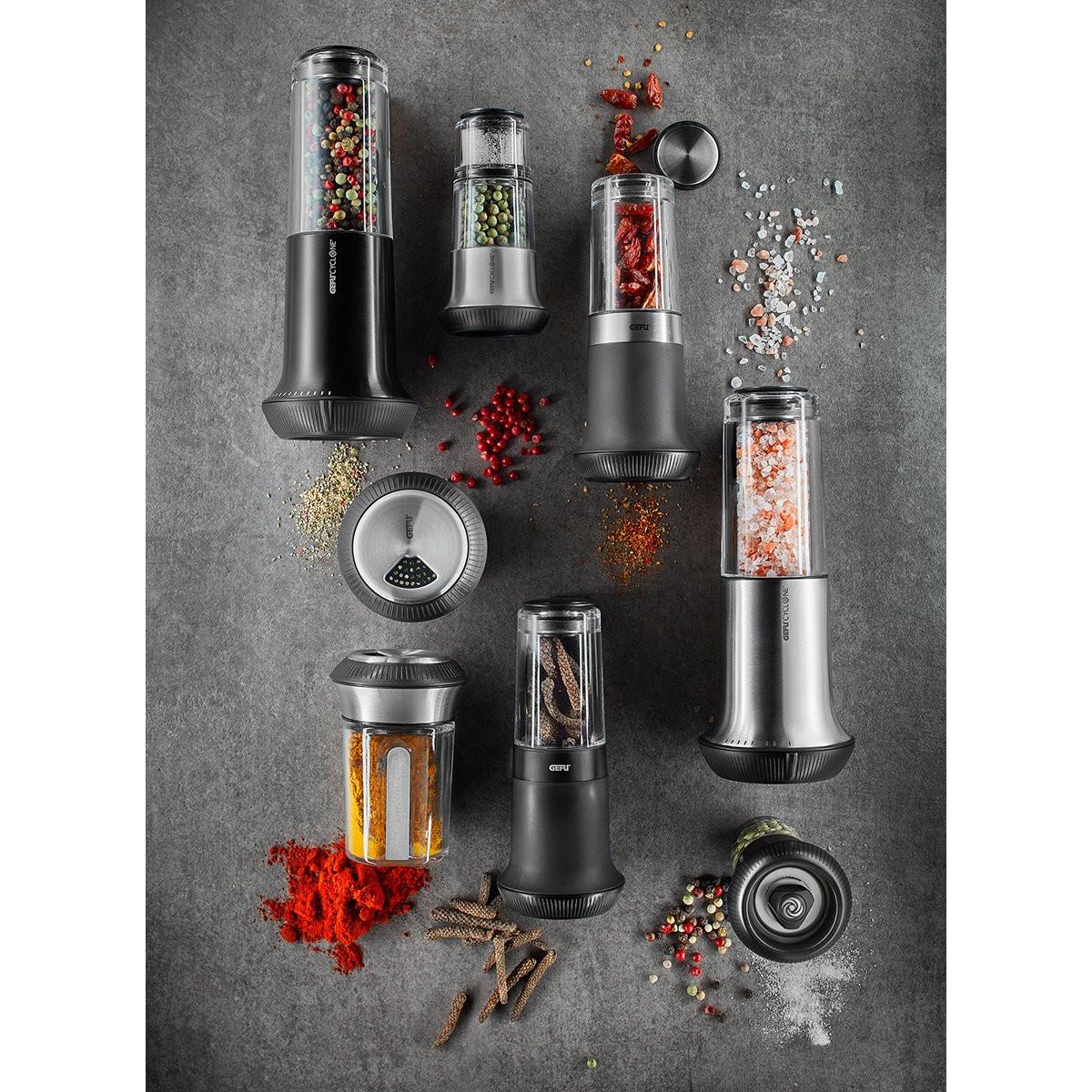 GEFU X-Plosion Salz- und Pfeffermühle 2er-Set (Salz, Pfeffer)  