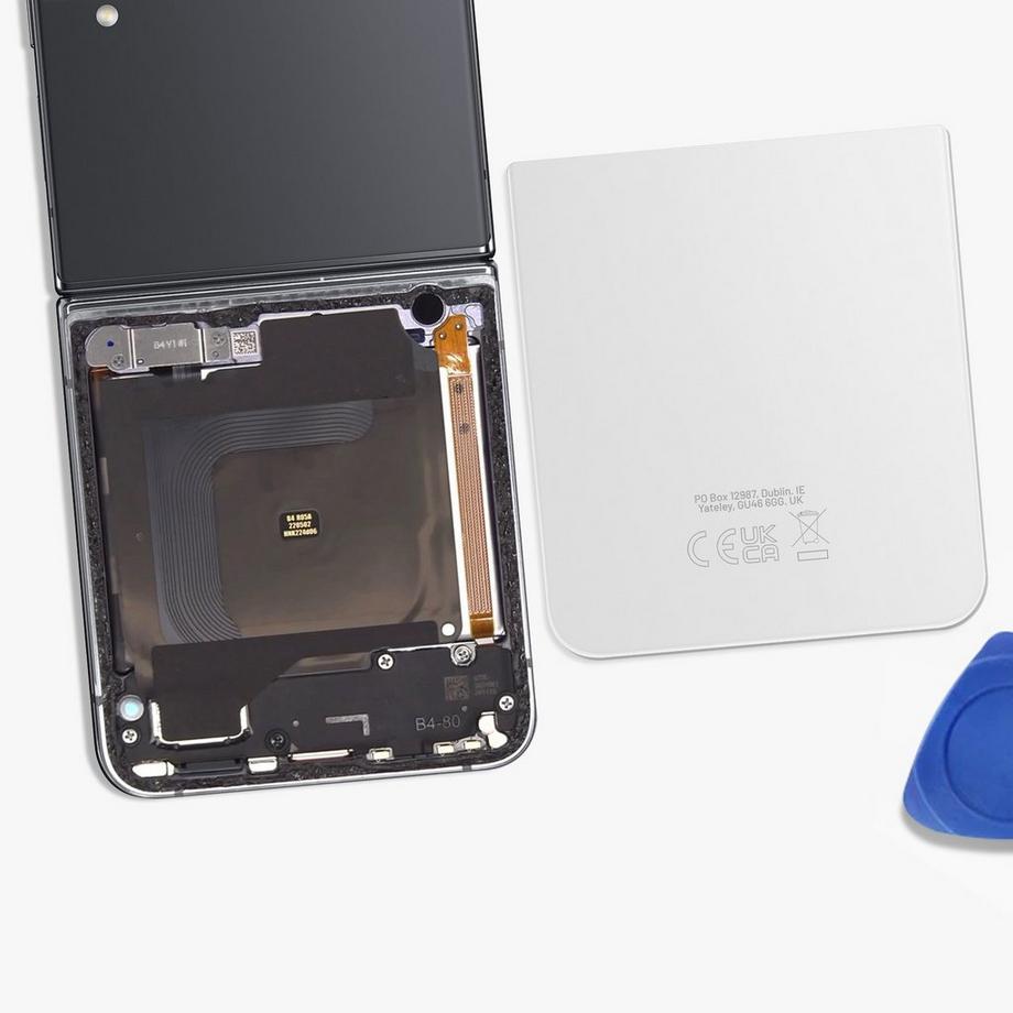 SAMSUNG  Akkudeckel Samsung Z Flip4 White 