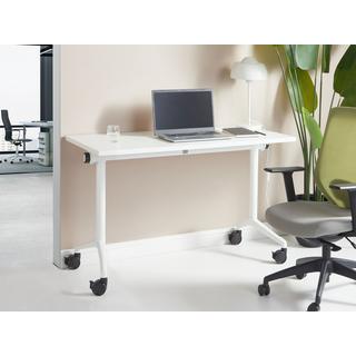 Beliani Zusammenklappbarer Schreibtisch aus Stahl Modern CAVI  