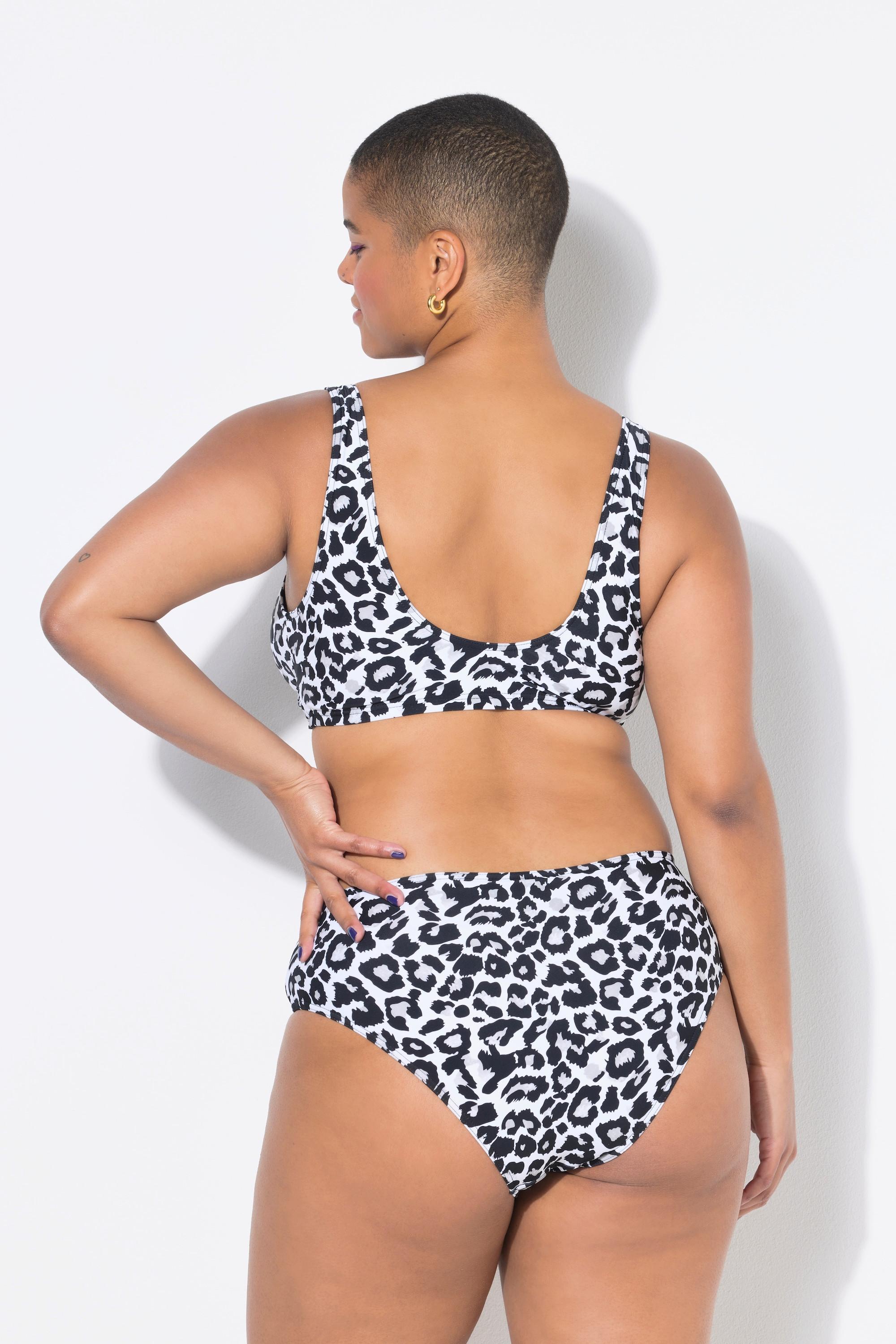 Studio Untold High Waist Leopard Print Shaping Bikini Slip  
