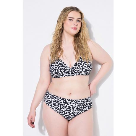 Studio Untold High Waist Leopard Print Shaping Bikini Slip  