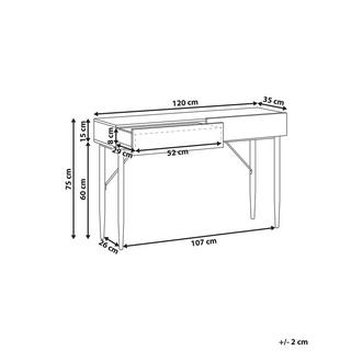 Beliani Console en MDF Moderne BLYTHE  