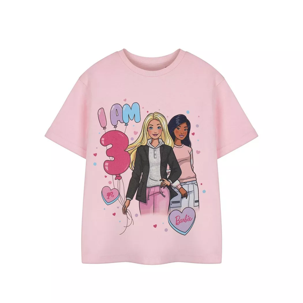 Barbie - TShirt 3 Geburtstag, 98, Pink