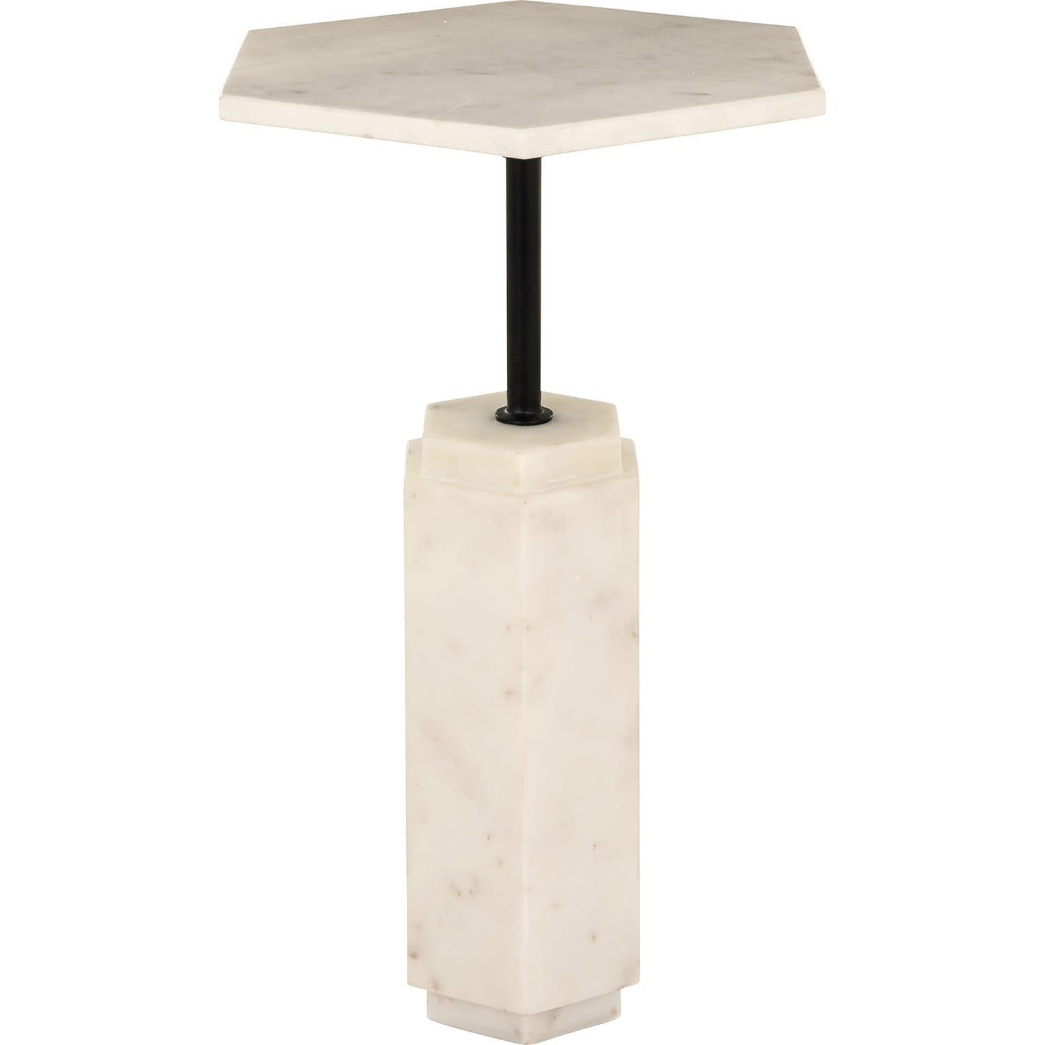 mutoni Table d'appoint Lilitha marbre 36X53  