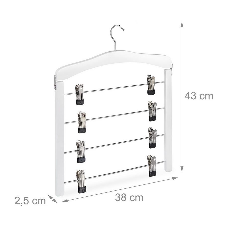 Northix Diverse grucce per vestiti, confezione da 2  