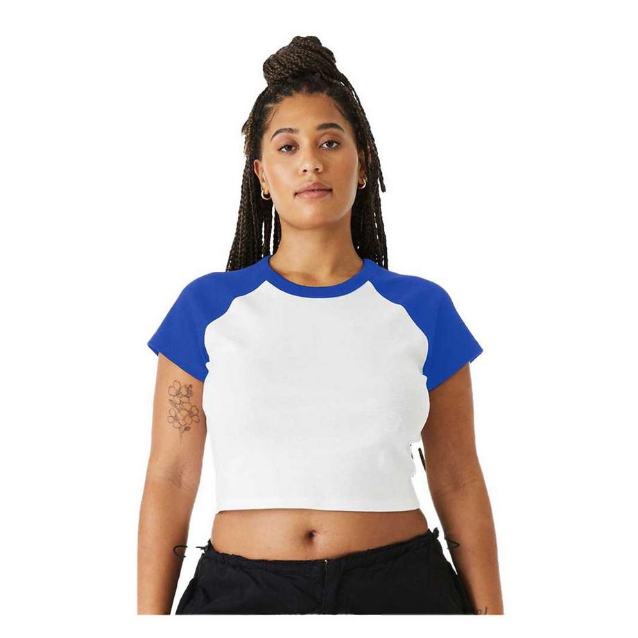 Bella + Canvas Maglietta Raglan Microfibra  
