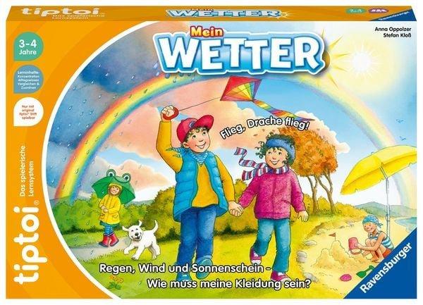 Ravensburger  Ravensburger tiptoi Spiel 00118 Mein Wetter – Lernspiel von Ravensburger ab 3 Jahren für 1-4 Spieler 