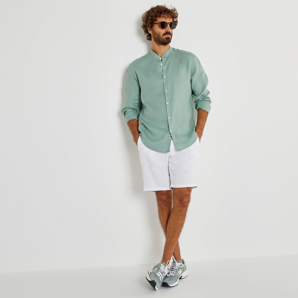 La Redoute Collections Bermuda Leinen Shorts  