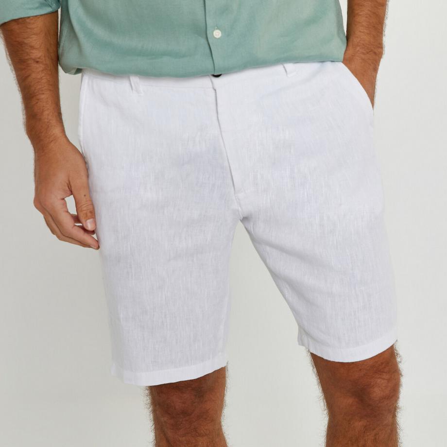 La Redoute Collections Bermuda Leinen Shorts  