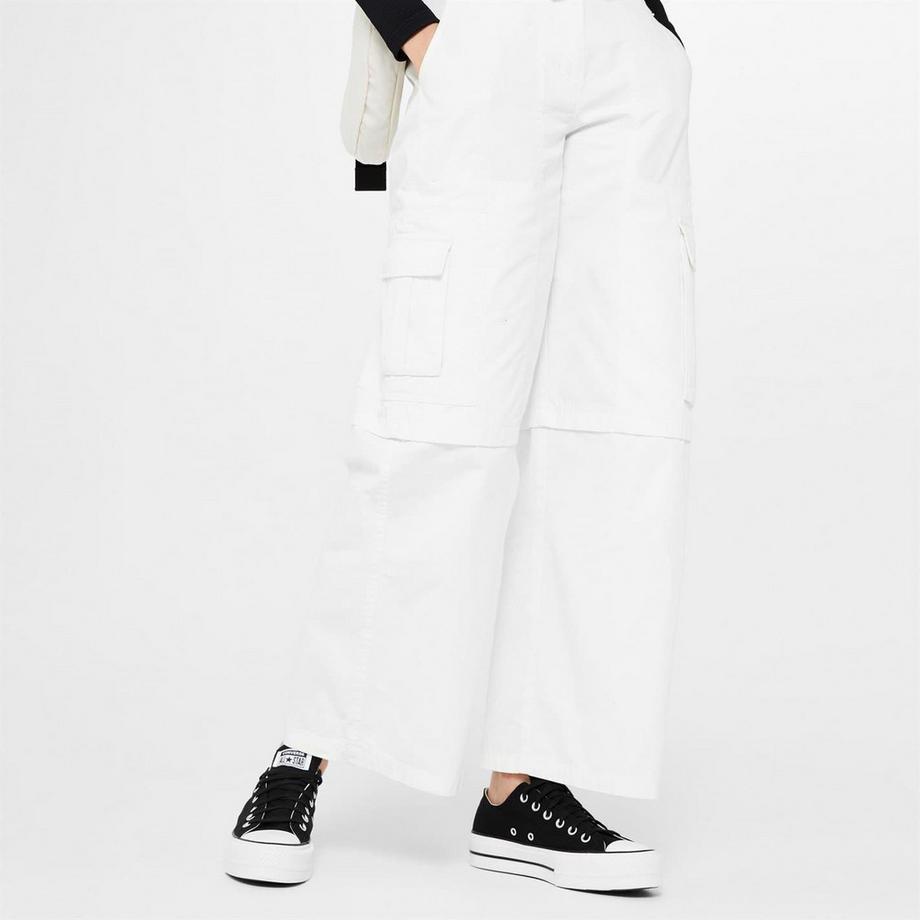 CONVERSE Scarpe Chuck Taylor con Plateau in Tela  