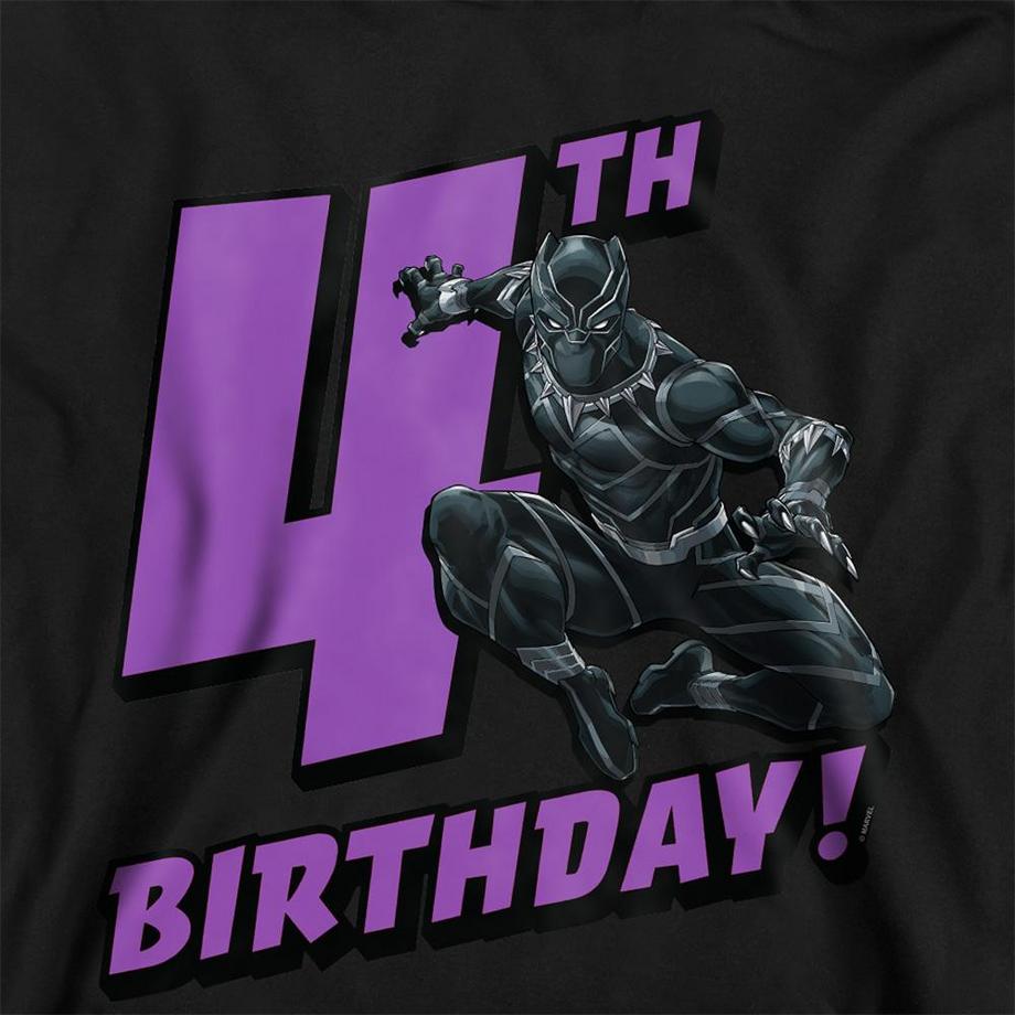 Black Panther  Felpa Con Cappuccio 4° Compleanno Erica Da Indossare 