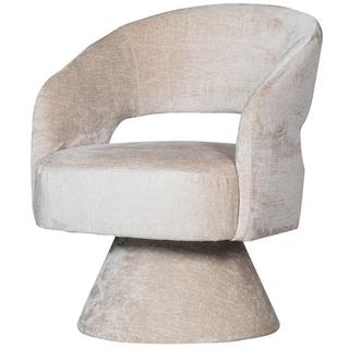 mutoni Chaise pivotante Ebba naturel  