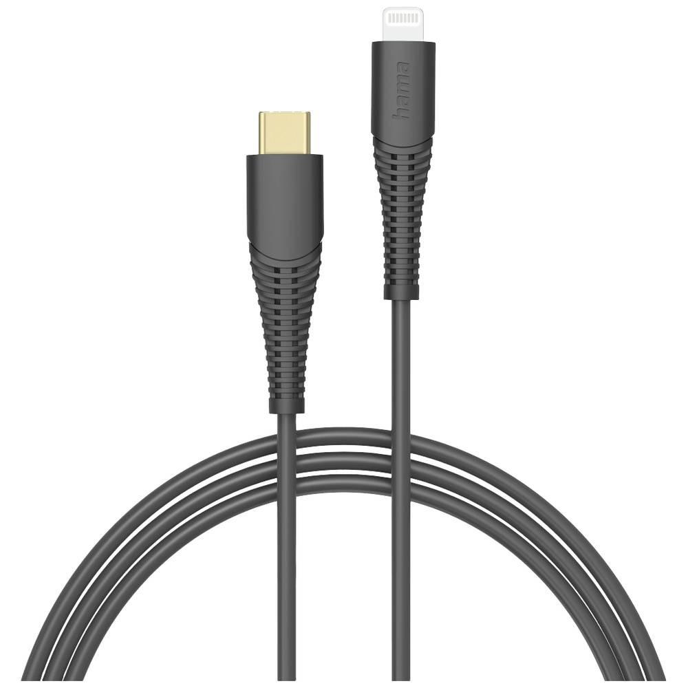 hama  Ladekabel, USB-C - Lightning, 1.5 m 