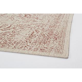 mutoni Tapis Nora rouge crème 160x230  