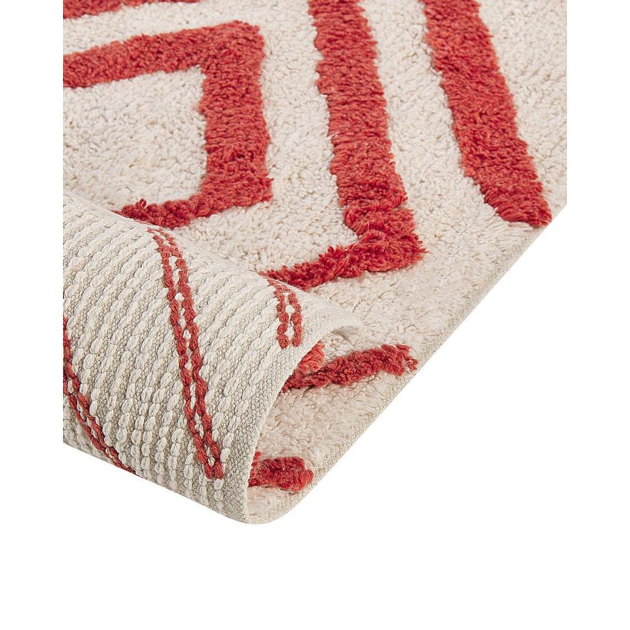 Beliani Teppich aus Baumwolle Modern HASKOY  