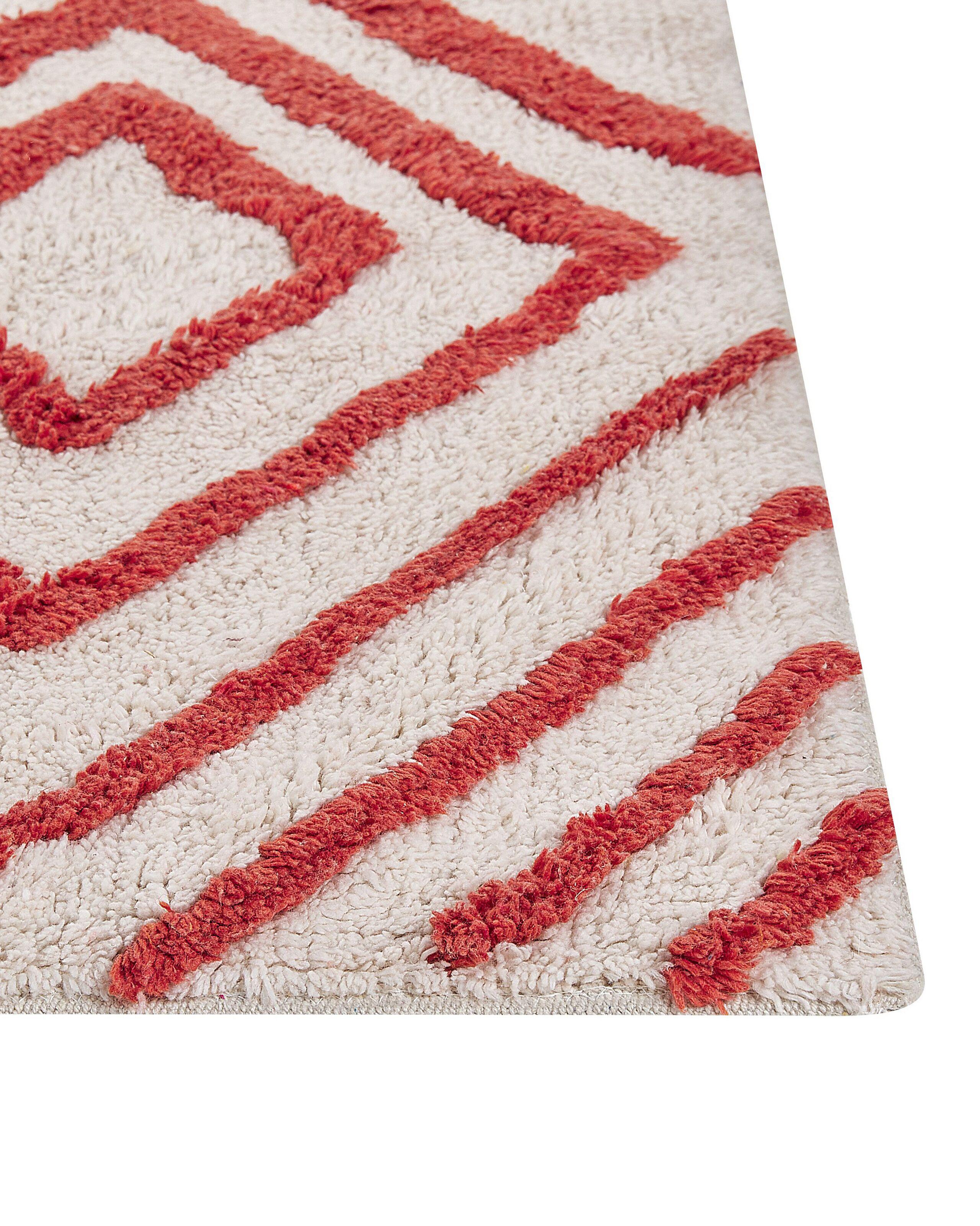 Beliani Tapis en Coton Moderne HASKOY  