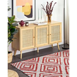 Beliani Tapis en Coton Moderne HASKOY  