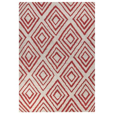 Beliani Tapis en Coton Moderne HASKOY  