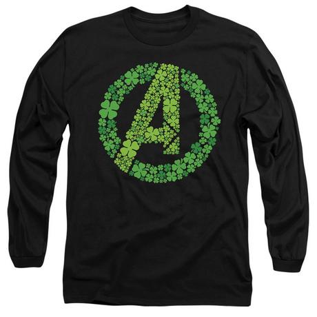AVENGERS St Patricks Day Langarm T-Shirt  