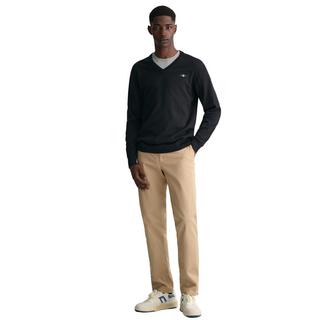 GANT Classic Cotton V-Neck Pull en Tricot  