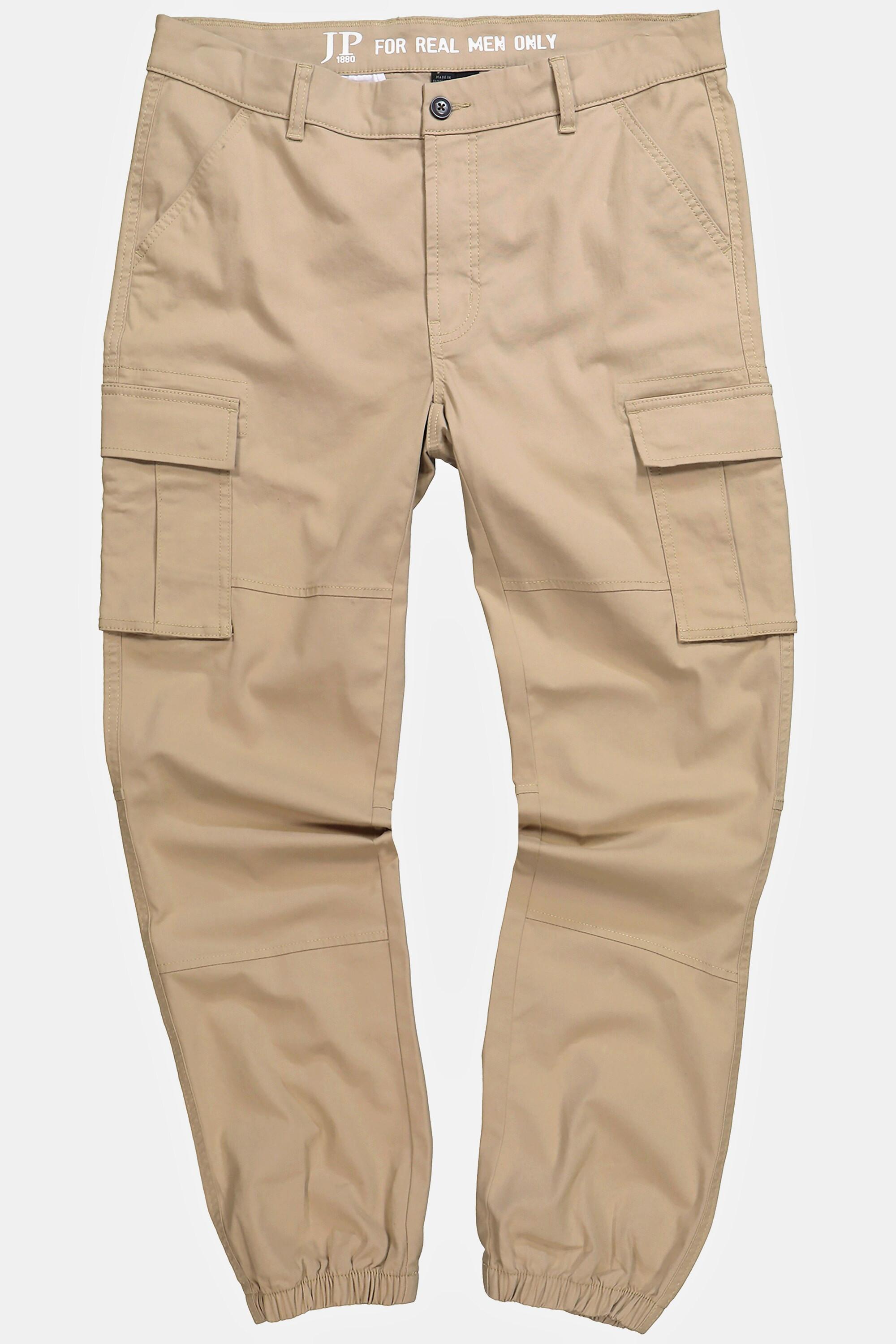 JP1880  Pantalon cargo spécial ventre fort, coupe Straight, jusqu'à la taille 72 