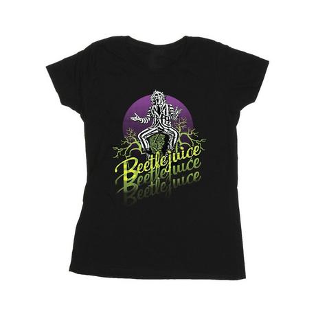 Beetlejuice  Purple Circle TShirt 