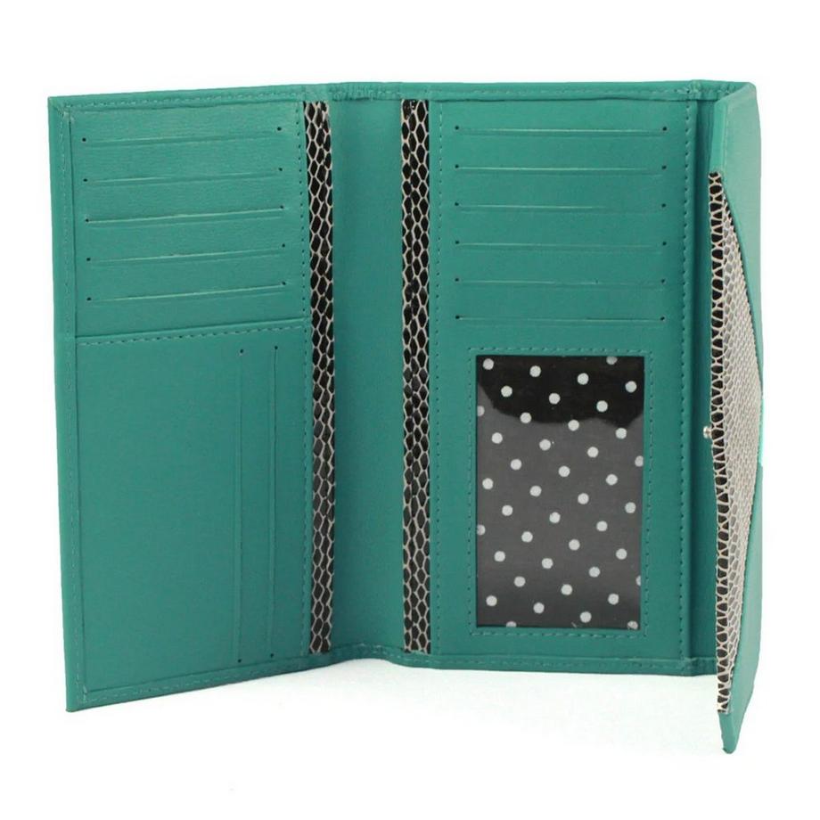 Eastern Counties Leather Connie Snake Print Geldbörse  