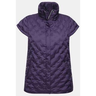 Ulla Popken Steppweste Stehkragen Cupärmel Seiten-Druckknöpfe  