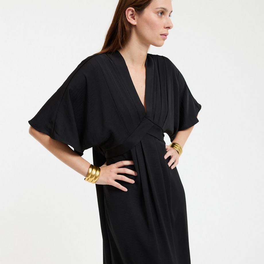 La Redoute Collections Abito lungo svasato scollo a V  