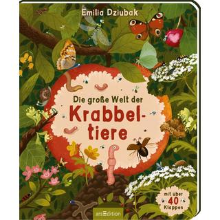 Die große Welt der Krabbeltiere Dziubak, Emilia (Illustrationen); Jäger, Andreas (Übersetzung) Copertina rigida 