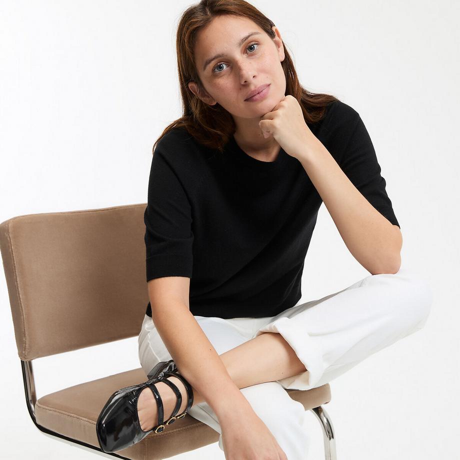 La Redoute Collections Pull Col Rond 100% Laine  