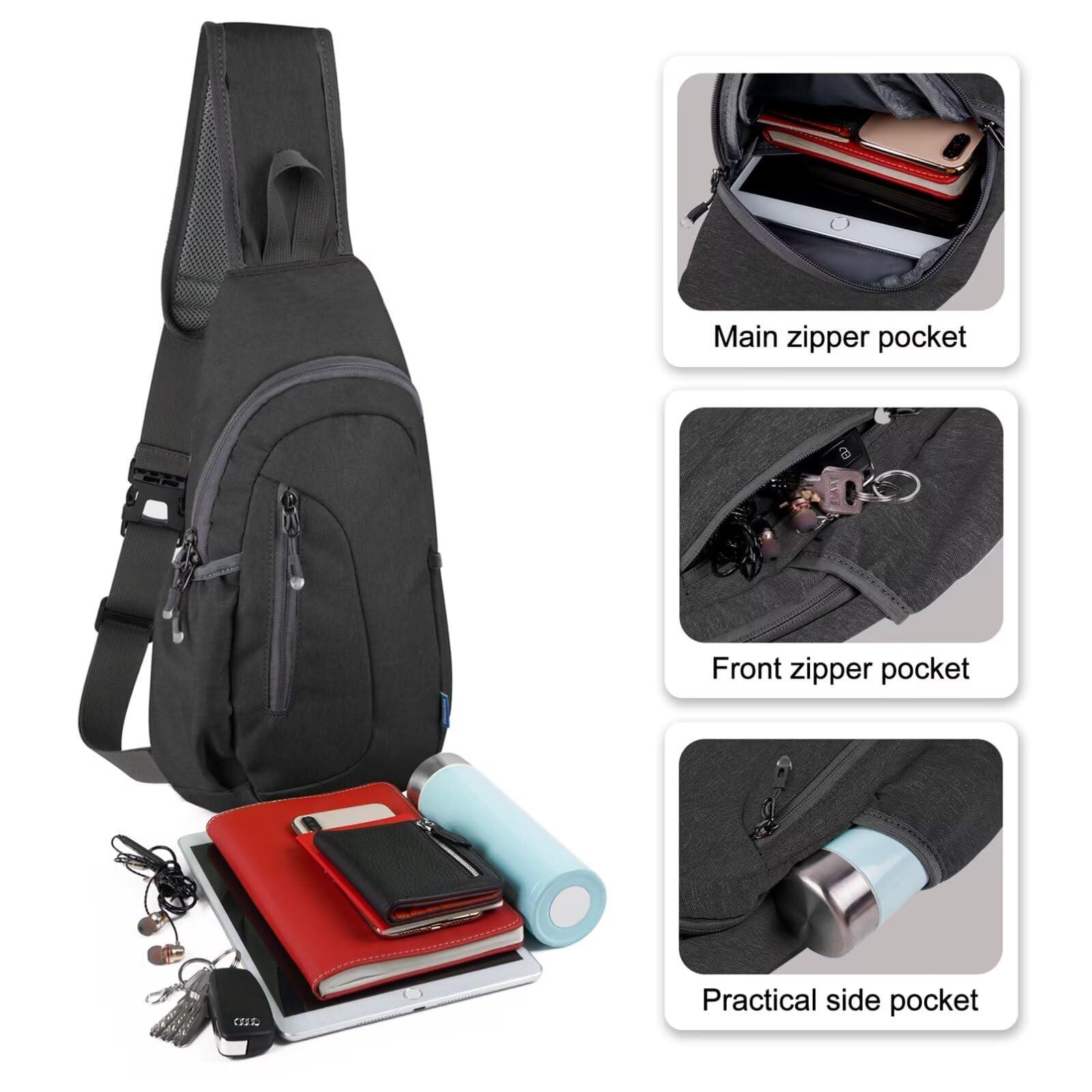 Only-bags.store Elegante Umhängetasche mit 2 abnehmbaren breiten Schulterriemen und Kette Handytasche  