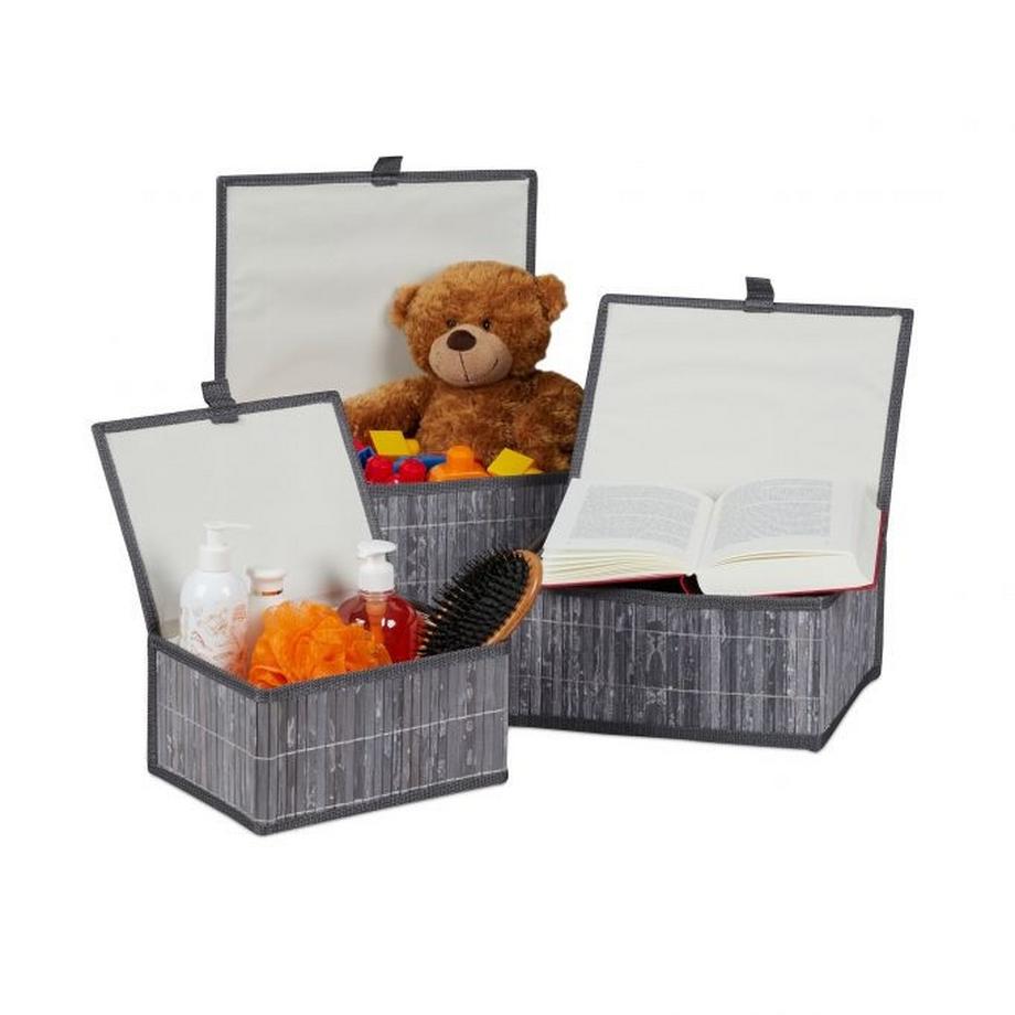 B2X Cestini portaoggetti - set da 3  