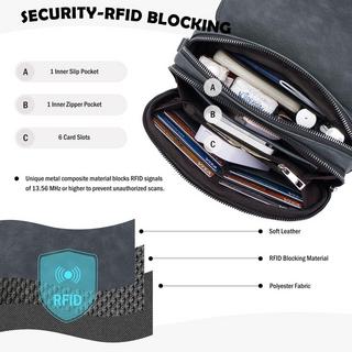 Only-bags.store Vegane Leder Crossbody Bag mit verstellbarem abnehmbarem breitem Riemen  