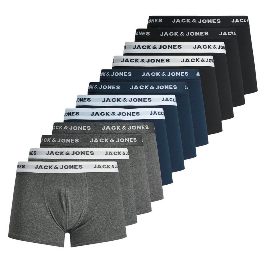 JACK & JONES Shade Solid Trunks Confezione da 12  