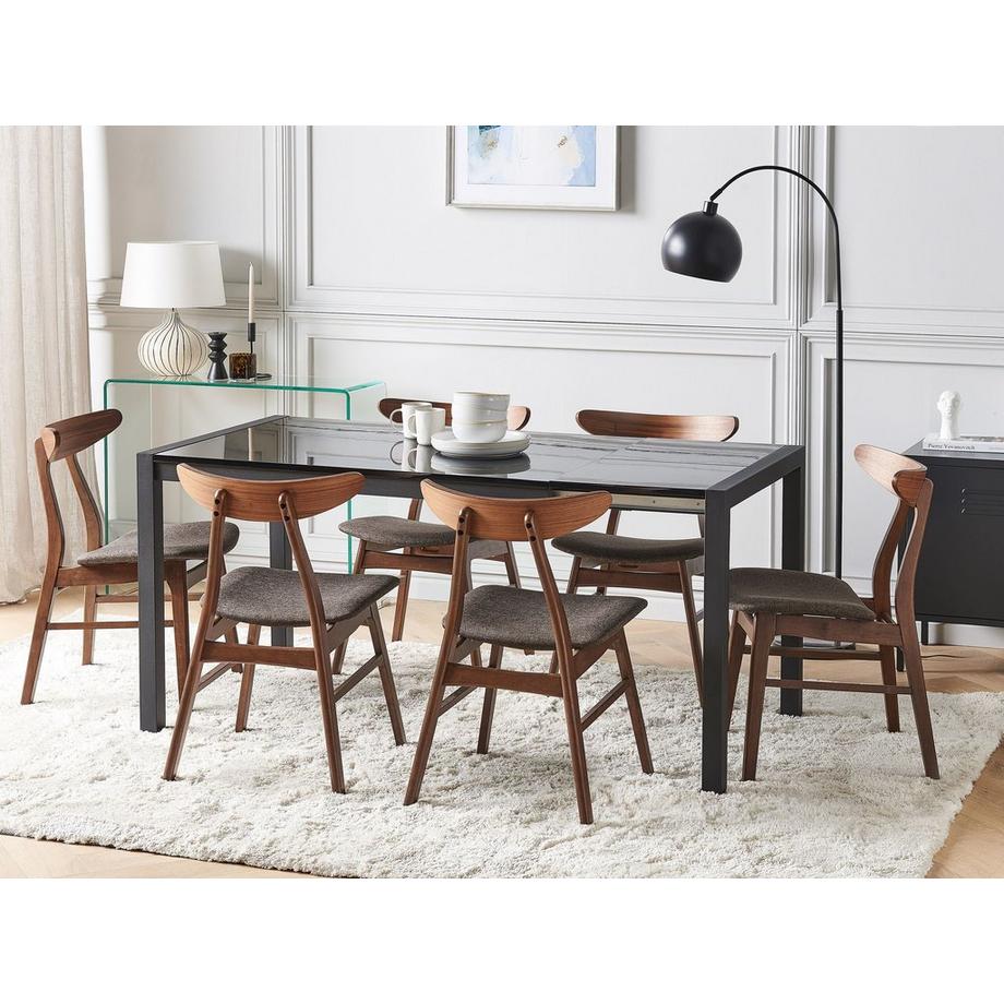 Beliani Table de salle à manger extensible en MDF Moderne GRANADA  