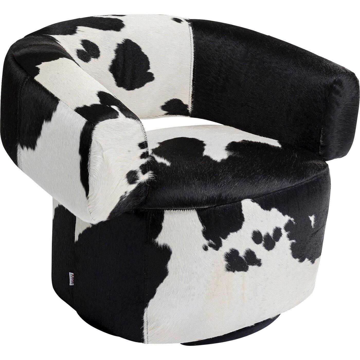 KARE Design Drehsessel Maye Cow  