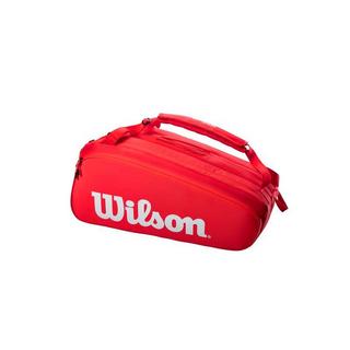 Wilson  Sac à raquettes Super Tour Collection Rouge 15 raquettes 