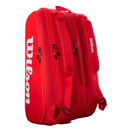 Wilson  Sac à raquettes Super Tour Collection Rouge 15 raquettes 