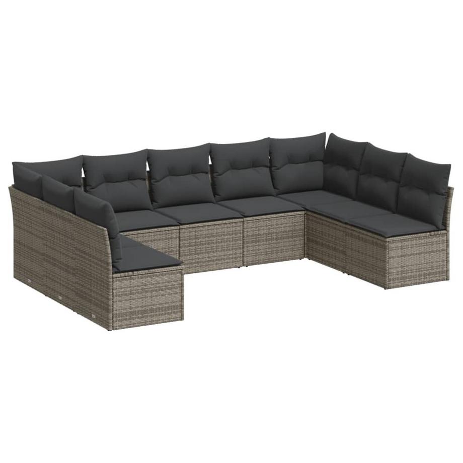set divano da giardino Polirattan