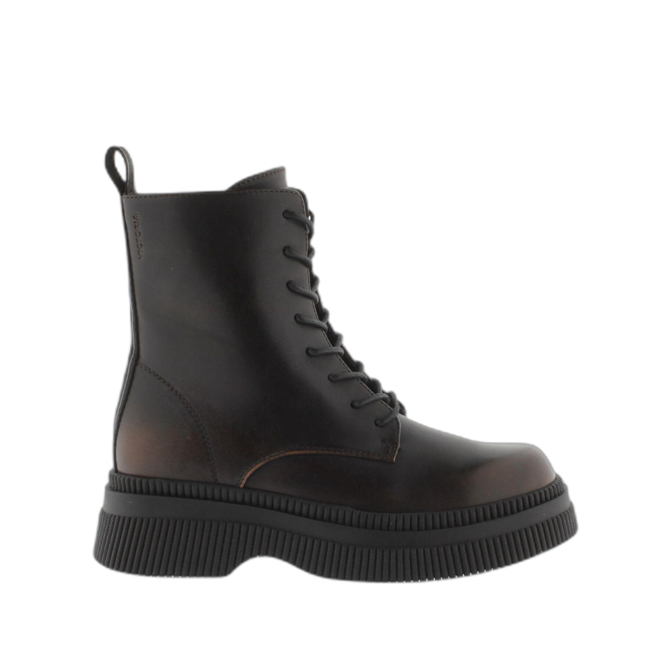 Victoria  bottines dublin cordones efecto piel 