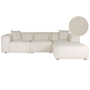 Ecksofa aus Cord Modern DOLVA