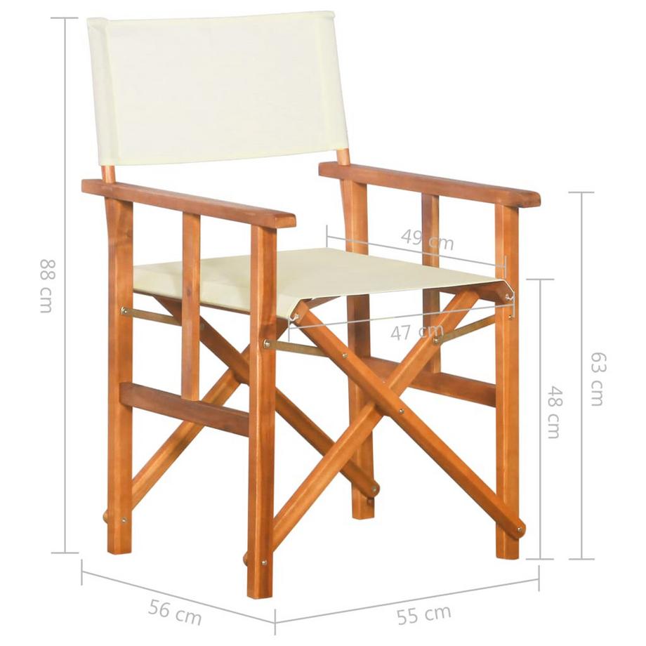 VidaXL Regiestuhl holz  