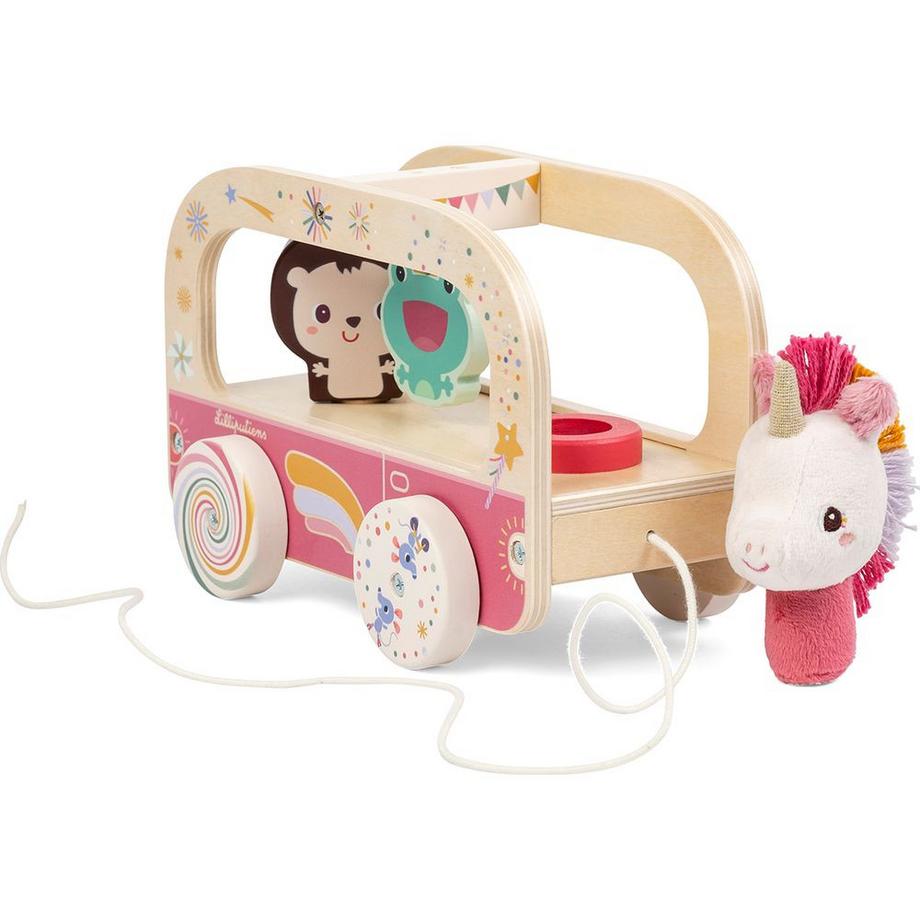 Lilliputiens  Le bus en bois Lena de 