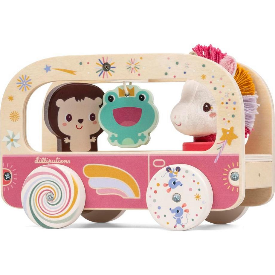 Lilliputiens  Le bus en bois Lena de 