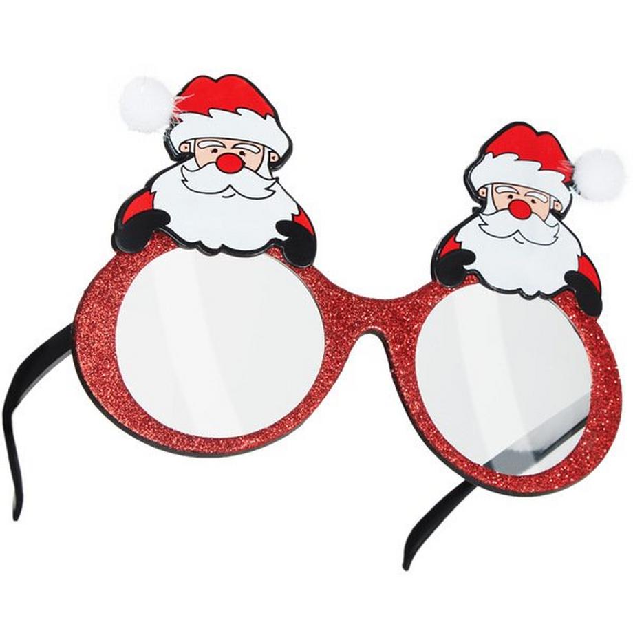 Tectake  Spaßbrille Weihnachtsmänner 