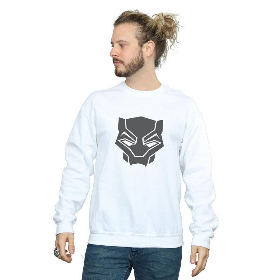 MARVEL Black On Black Sweatshirt Imprimé  